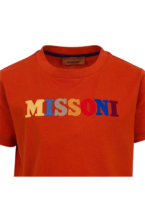 T-shirt con logo MISSONI KIDS | MX8P21 Z3186447